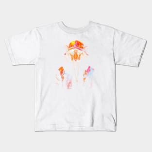 A Colorfully Dressed Tiger Kids T-Shirt